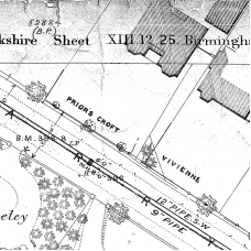 Birmingham Ordnance Survey map XIII.12.25A - Download