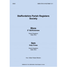 Blore 1558-1812 and Ilam 1656-1812 Staffordshire Parish register transcripts - Book