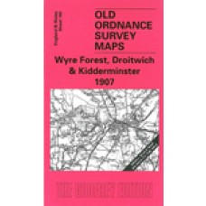 Wyre Forest, Droitwich and Kidderminster 1907 - Old Ordnance Survey Maps - The Godfrey Edition