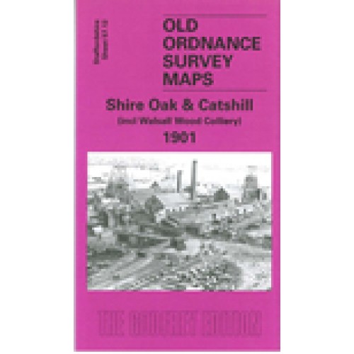 OLD ORDNANCE SURVEY MAP SHIRE OAK & CATSHILL 1901 