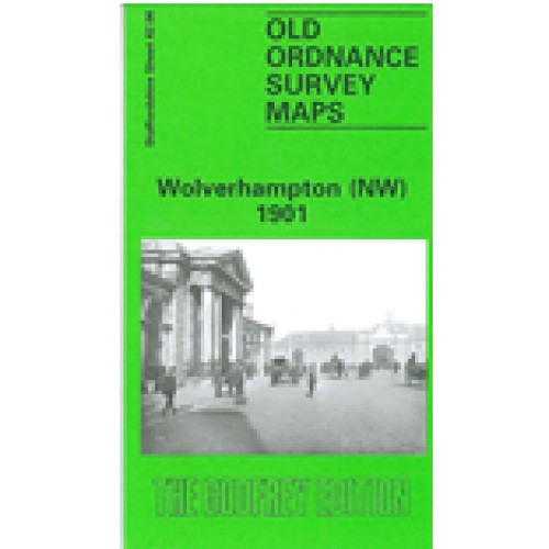 OLD ORDNANCE SURVEY MAP WOLVERHAMPTON NW 1901 