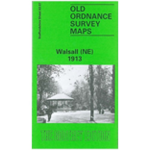 OLD ORDNANCE SURVEY MAP WALSALL NE 1913