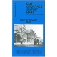 OLD ORDNANCE SURVEY MAP WEST BROMWICH NORTH 1885 HILL TOP CHURCHFIELD HALL END 