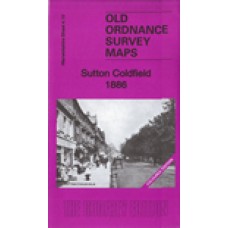 Sutton Coldfield 1886 coloured  - Old Ordnance Survey Maps - The Godfrey Edition