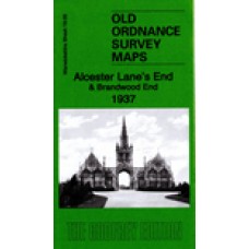 Alcester Lane's End and Brandwood End 1937 - Old Ordnance Survey Maps - The Godfrey Edition