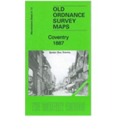 OLD ORDNANCE SURVEY MAP COVENTRY 1887 QUEEN VICTORIA RD GOSFORD GREEN 