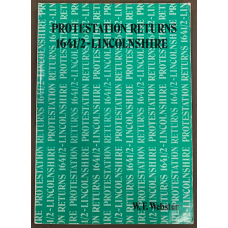 Protestation Returns 1641/42 - Lincolnshire - First Edition - Used