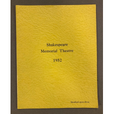 Shakespeare Memorial Theatre 1952 - First edition - Used