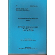 Rowley Regis St Giles Parish Registers Vol 4 1813 to 1849 - Used Rowley Regis St Giles Parish Registers Vol 4 1813 to 1849 - Used