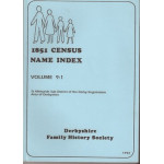 1851 Census Name Index. Volume 9:1 St Alkmunds Sub District of the Derby Registration Area of Derbyshire - Used