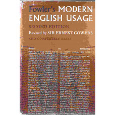 Fowler's Modern English Usage - Used