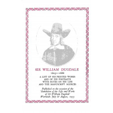 Sir William Dugdale 1605 - 1686 - Used