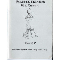 Monumental Inscriptions Utley Cemetery - Used book Monumental Inscriptions Utley Cemetery - Used book