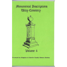 Monumental Inscriptions Utley Cemetery - Used book