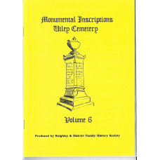 Monumental Inscriptions Utley Cemetery - Used book Monumental Inscriptions Utley Cemetery - Used book
