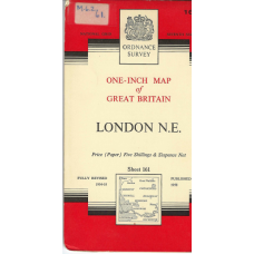 London N.E. : one-inch map of Great Britain - used map London N.E. : one-inch map of Great Britain - used map