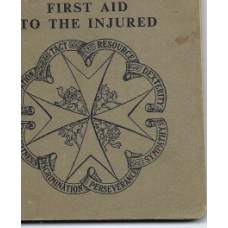 A Preliminary Course of First Aid ToT he Injured - Used book
