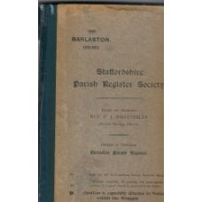 Barlaston 1573-1812 - Used book Barlaston 1573-1812 - Used book