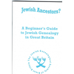 Jewish Ancestors? A Beginner's Guide to Jewish Genealogy in Great Britain - Used book Jewish Ancestors? A Beginner's Guide to Jewish Genealogy in Great Britain - Used book