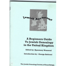 Jewish Ancestors? A Beginner's Guide to Jewish Genealogy in Great Britain - Used book