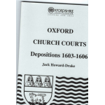Oxford Church Courts Depositions 1603-1606 - Used book Oxford Church Courts Depositions 1603-1606 - Used book