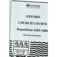 Oxford Church Courts Depositions 1609-1616 - Used book