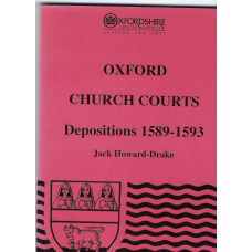 Oxford Church Courts Depositions 1589-1593 - Used book