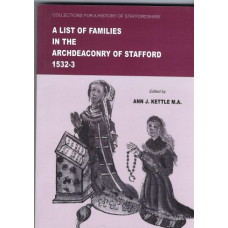 A List of Families In The Archdeaconry of Stafford 1532-3- Used book A List of Families In The Archdeaconry of Stafford 1532-3- Used book