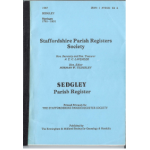 Sedgley Parish Register- Used book Sedgley Parish Register- Used book