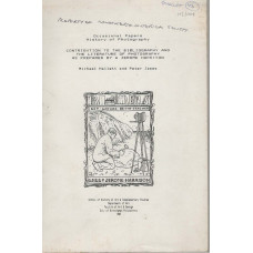Contribution to the Bibliography and the Literature of Photogrpahy as Prepared by W Jerome Harrison  -   Used