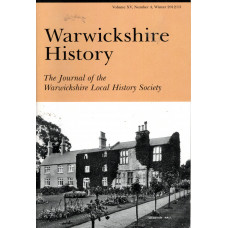  Warwickshire History - The Journal of the Warwickshire Local History Society -  Used book