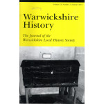  Warwickshire History - The Journal of the Warwickshire Local History Society -  Used book