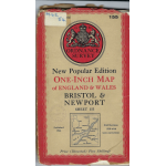 Bristol & Newport: One-Inch Map of England & Wales New Popular Edition - used