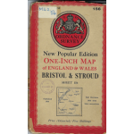 Bristol & Stroud:  One-Inch Map of England & Wales New Popular Edition - used
