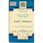 East Anglia  : quarter-inch map of Great Britain - used map