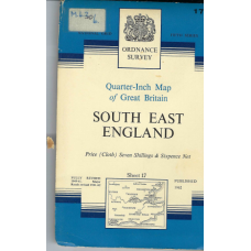 South East England  : quarter-inch map of Great Britain - used map