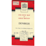 Denbigh : quarter-inch map of Great Britain - used map