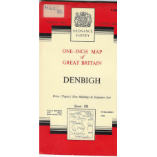 Denbigh : quarter-inch map of Great Britain - used map