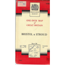 Bristol & Stroud  : one-inch map of Great Britain - used map