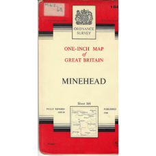 Minehead : one-inch map of Great Britain - used map