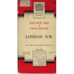 London N.W.: one-inch map of Great Britain - used map London N.W.: one-inch map of Great Britain - used map