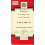 Fakenham: one-inch map of Great Britain - used map