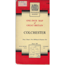 Colchester: one-inch map of Great Britain - used map