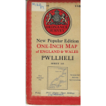 Pwllheli: one-inch map of Great Britain - used map Pwllheli: one-inch map of Great Britain - used map