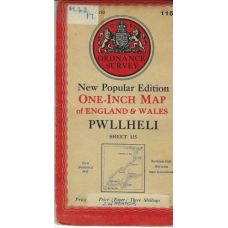 Pwllheli: one-inch map of Great Britain - used map Pwllheli: one-inch map of Great Britain - used map