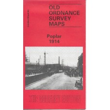 Poplar 1914 - Old Ordnance Survey Maps - The Godfrey Allen Edition - Used 