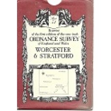 Worcestershire & Stratford - Reprint Of The First Edition Of The one - Inch Ordnance Survey Of England & Wales - Used 