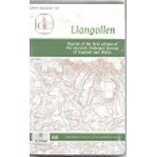 Llangollen Map - Reprint Of The First Edition Of The One-Inch Ordnance Survey Of England & Wales - Used 