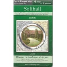 Solihull Including Balsall Common, Birmingham International Airport & NEC, Dorridge, Hampton in Arden, Hockley Heath, Meriden & Shirley - Past & Present Map - Used 