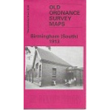 Birmingham South - Sheet 14.09 - Old Ordnance Survey Maps 1913 - The Godfrey Edition - 1994 - Used